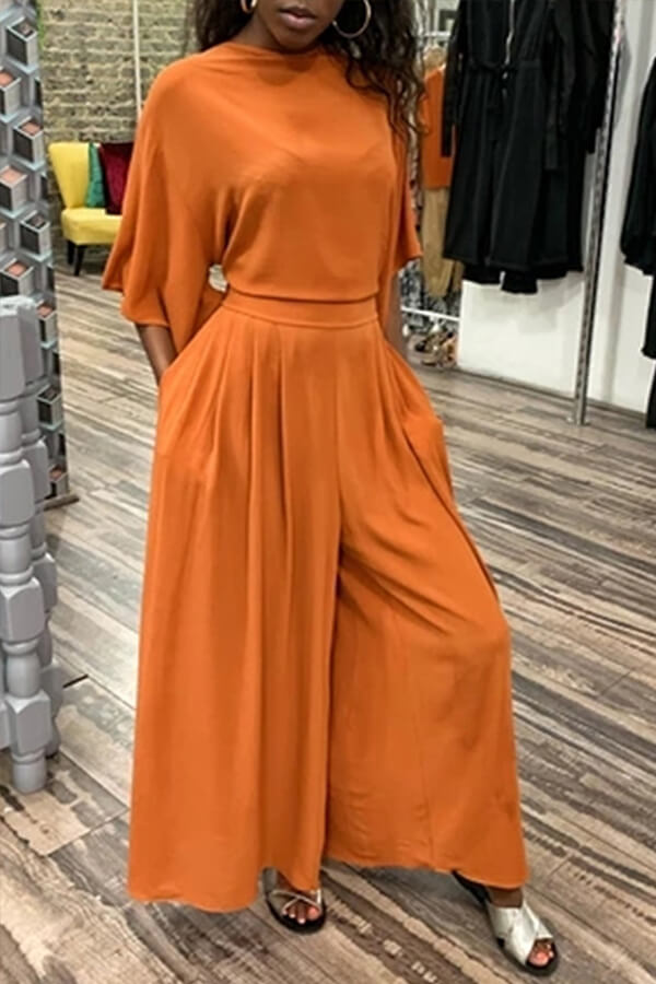 

Lovely Trendy Lace-up Croci Two-piece Pants Set
