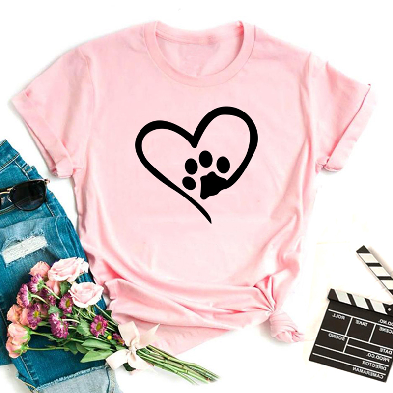 

Lovely Leisure Heart Pink T-shirt