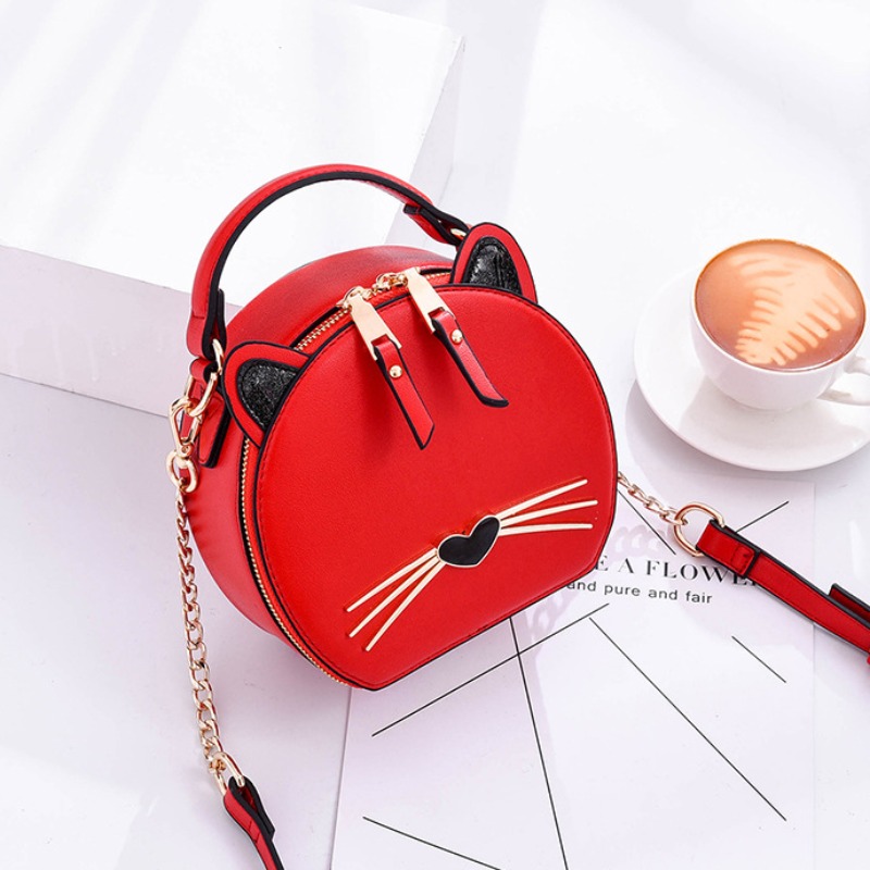 

Lovely Stylish Cartoon Red Crossbody Bag