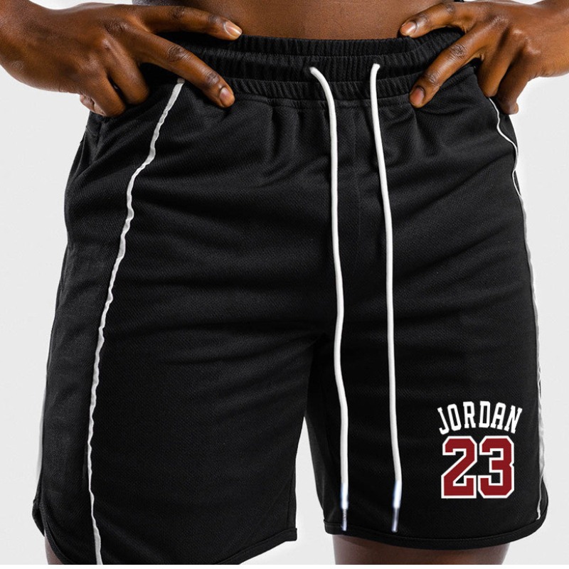 

Lovely Sportswear Letter Black Shorts