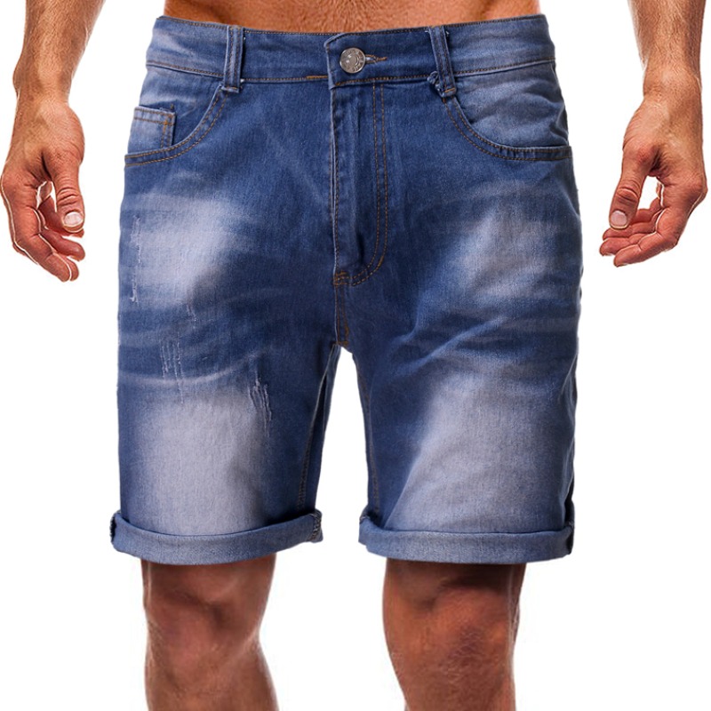 

Lovely Stylish Buttons Design Deep Blue Shorts
