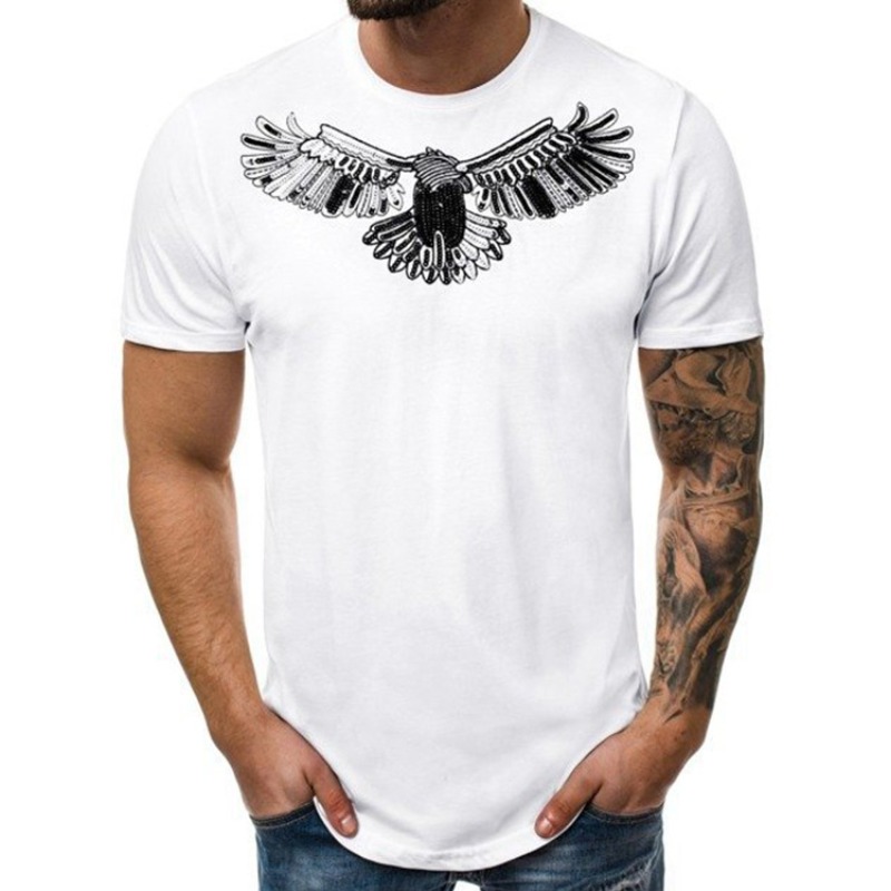 

Lovely Leisure Sequined Decorative White T-shirt