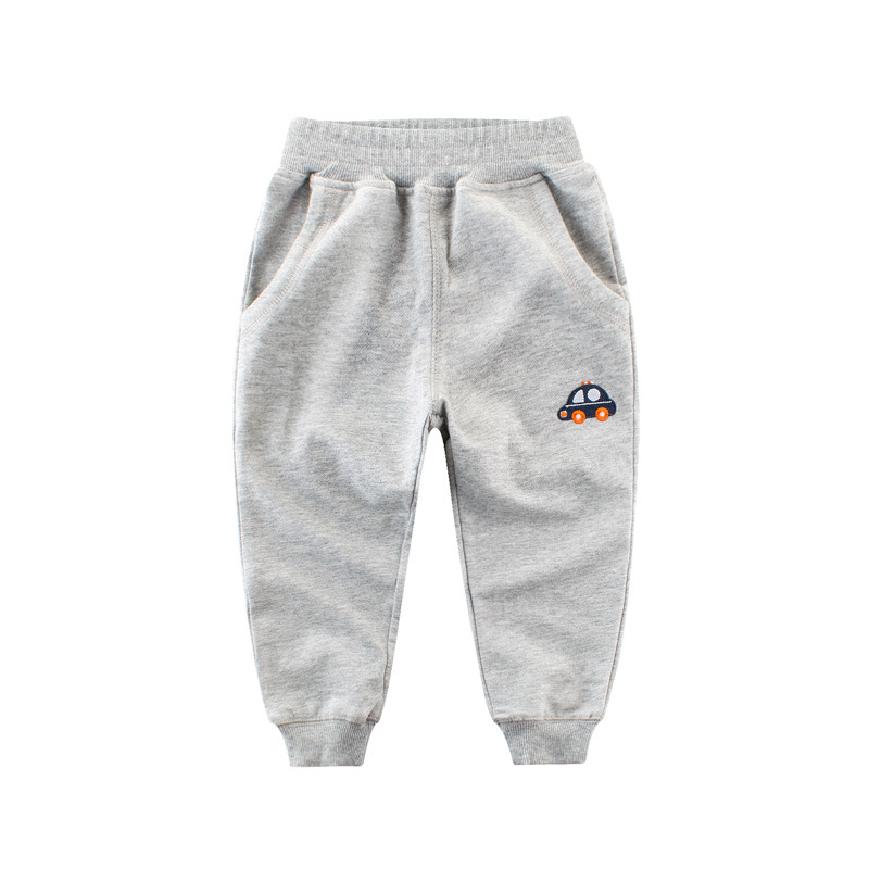 

Lovely Leisure Pocket Patched Grey Boy Pants