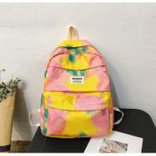 Lovely Casual Print Yellow Backpacks