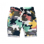 Lovely Trendy Camo Print Boy Shorts
