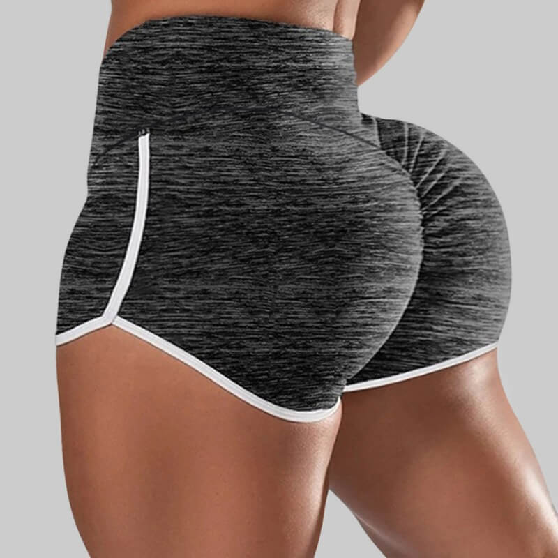 

Lovely Plus Size Sportswear Patchwork Black Shorts