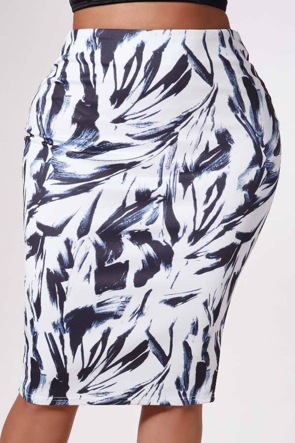 

Lovely Trendy Print Multicolor Skirt, Multi