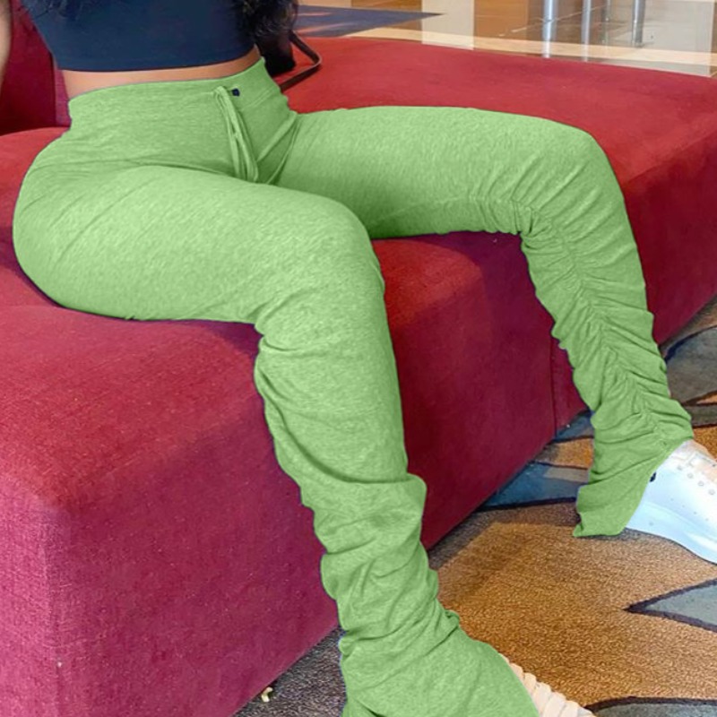 

Lovely Stylish Basic Skinny Green Plus Size Pants