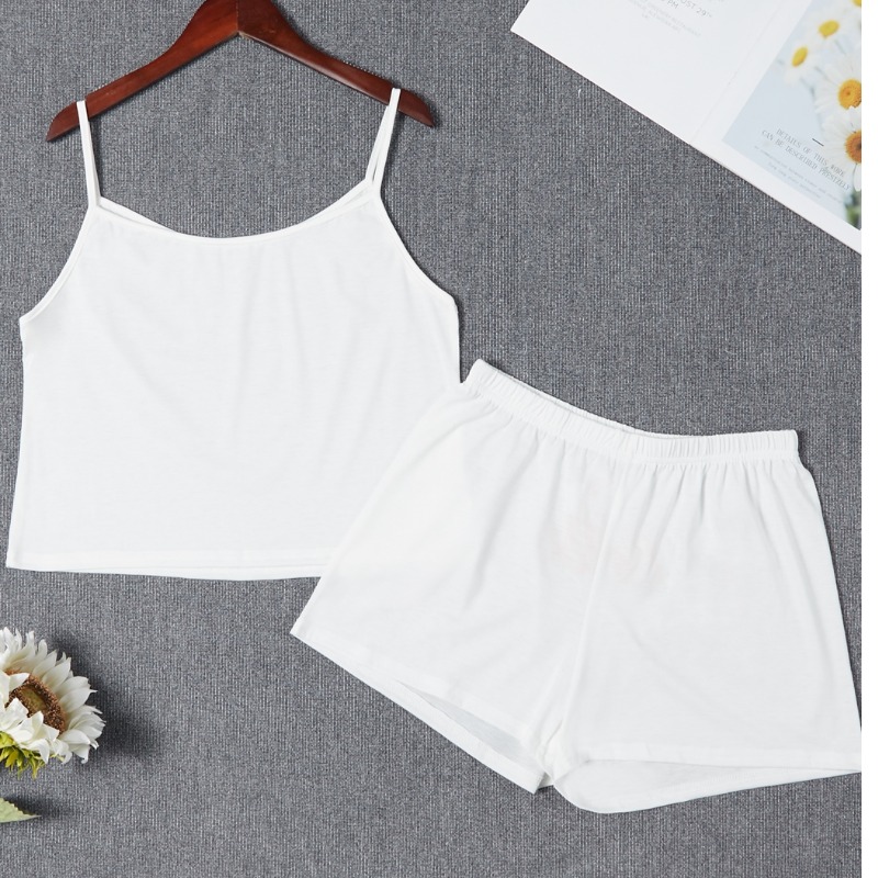 

Lovely Leisure Letter White Sleepwear