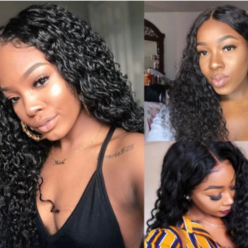 

Lovely Trendy Long Wavy Black Wigs