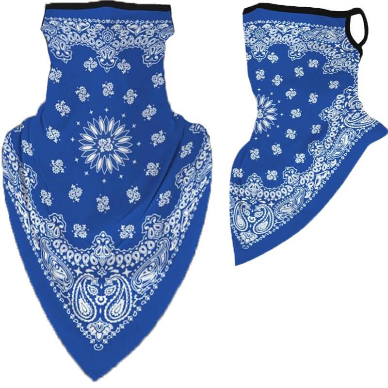 

lovely Sportswear Print Baby Blue Face Scarf