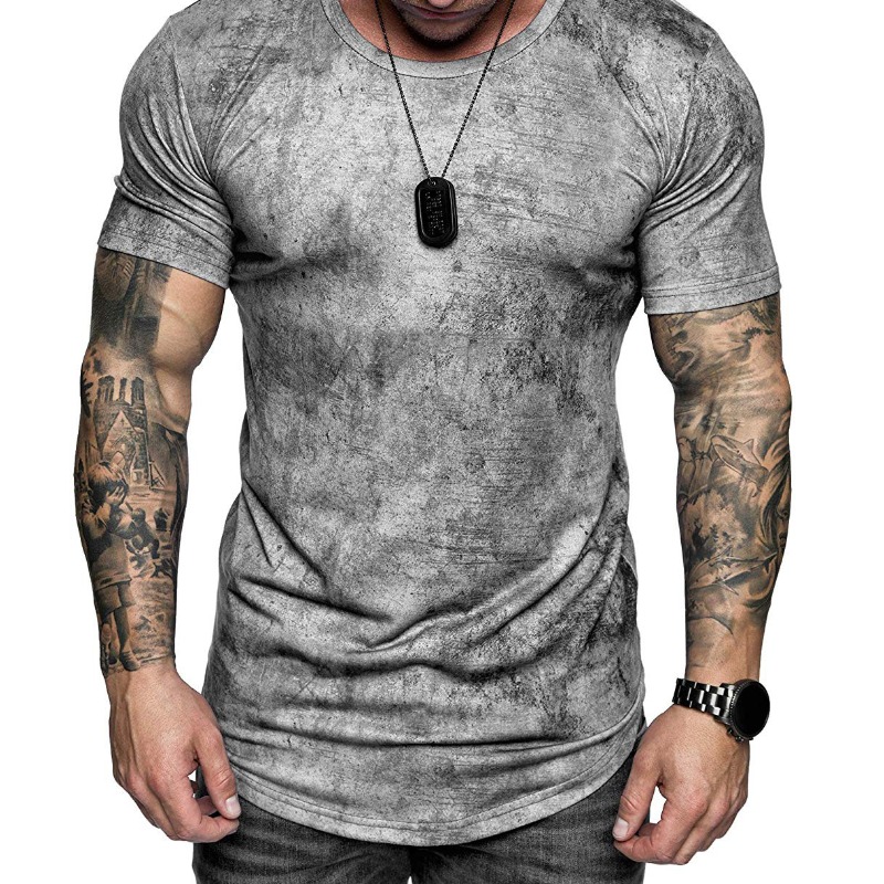 

lovely Casual O Neck Basic Grey T-shirt
