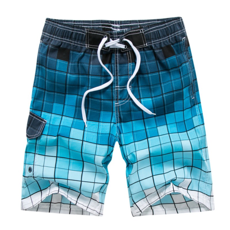 

lovely Bohemian Print Blue Shorts