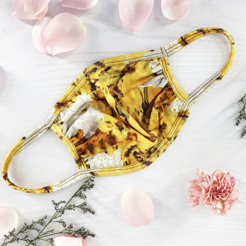 

lovely Cosy Print Dustproof Yellow Face Protection
