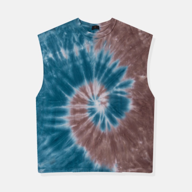 

lovely Casual Tie-dye Blue Camisole