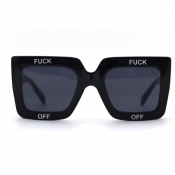 lovely Trendy Letter Black Sunglasses