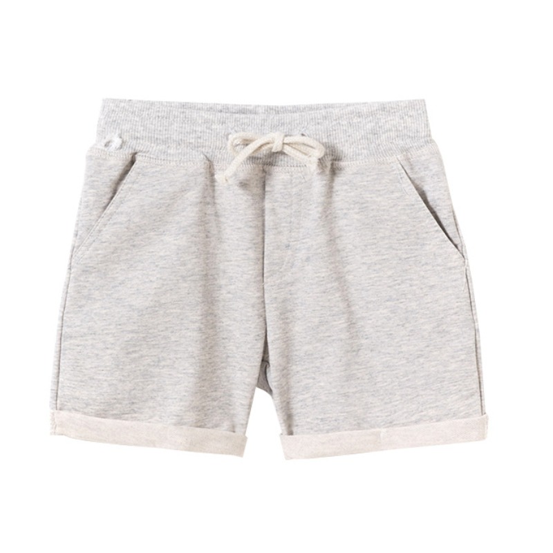 

lovely Casual Drawstring Grey Boy Shorts