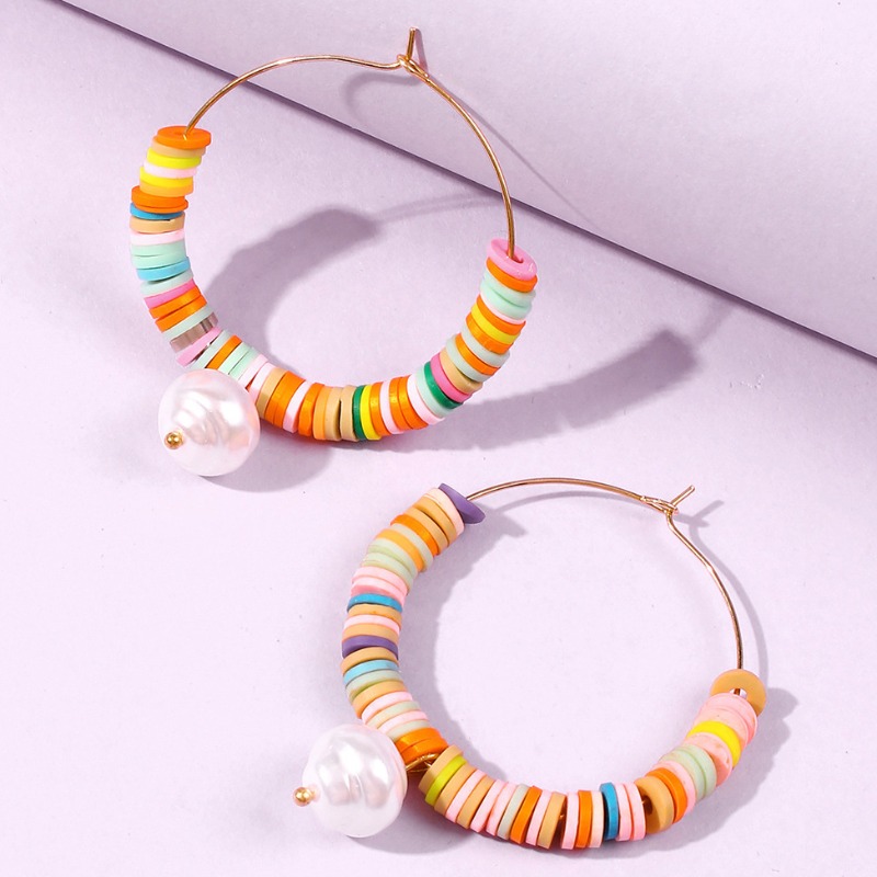 

lovely Bohemian Hollow-out Multicolor Earring, Multi