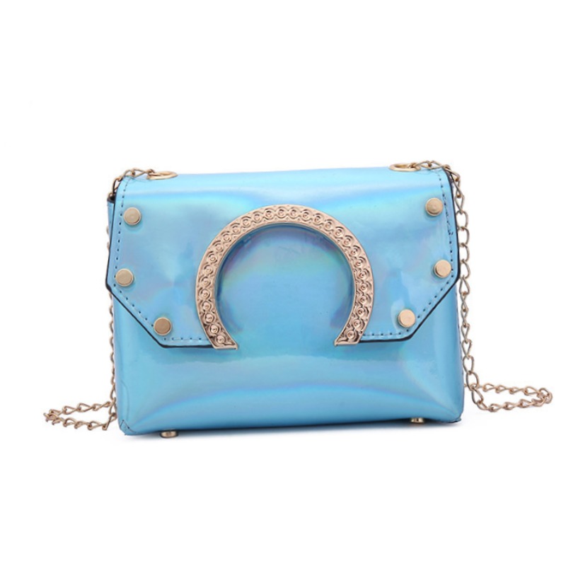 

lovely Trendy Chain Strap Blue Crossbody Bag