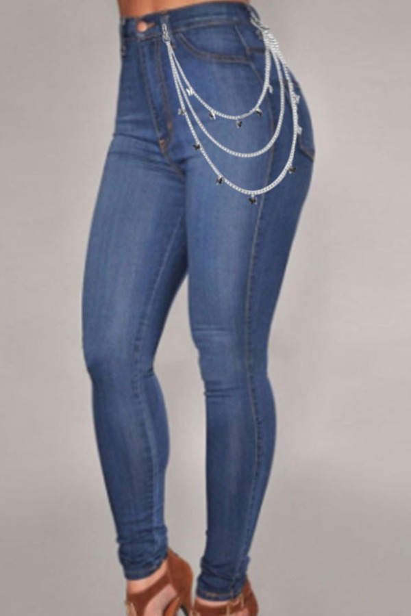 

lovely Casual Skinny Blue Jeans