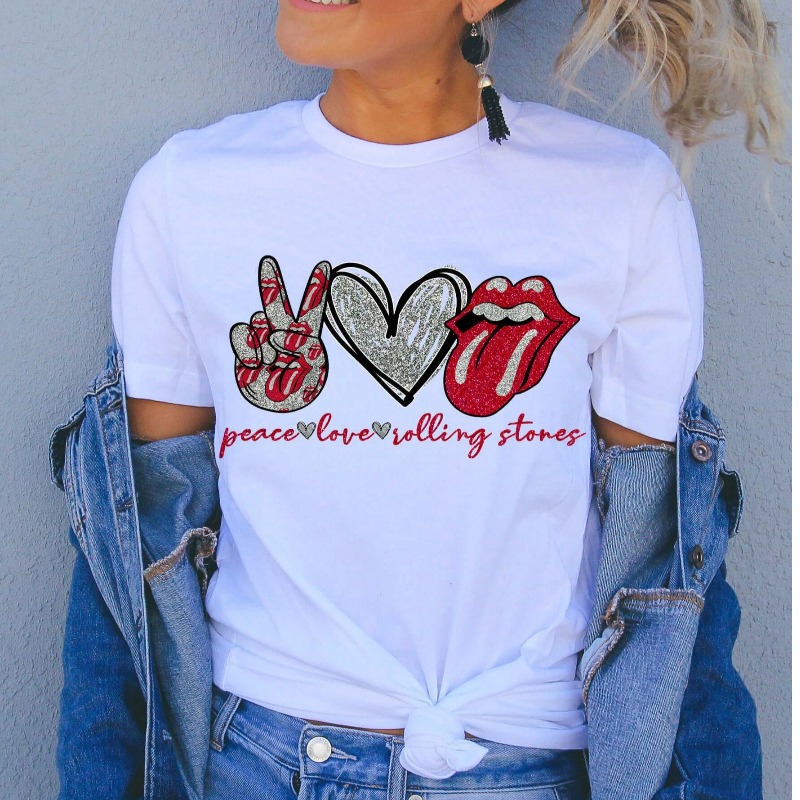 

lovely Casual O Neck Print White T-shirt