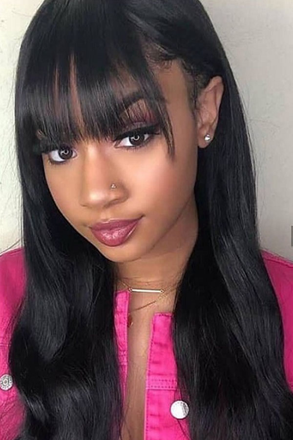 

lovely Trendy Long Curly Black Wigs