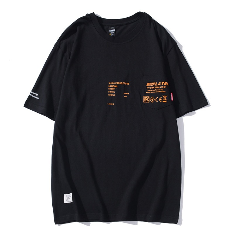 

lovely Leisure O Neck Letter Black T-shirt