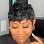 lovely Stylish Black Wigs