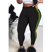 Lovely Leisure Patchwork Black Pants