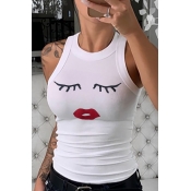 LW Casual Print Red Camisole