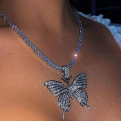 LW Butterfly Decoration Necklace