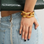 lovely Chic Hollow-out Gold Bracelet