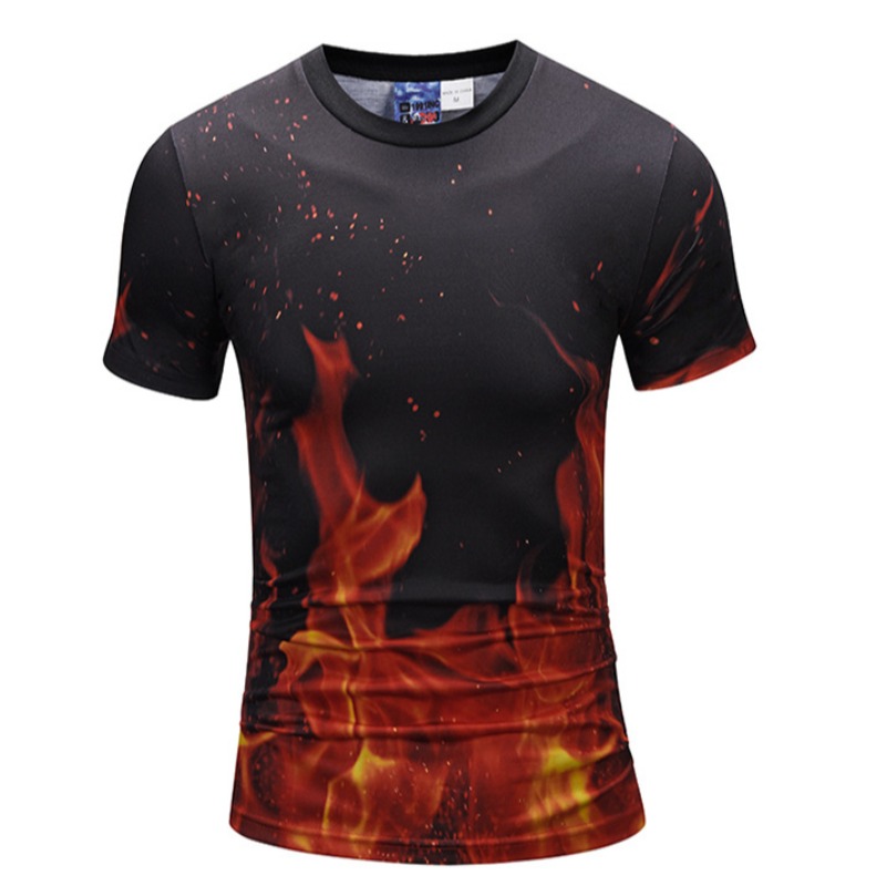 

lovely Casual O Neck Print Black T-shirt