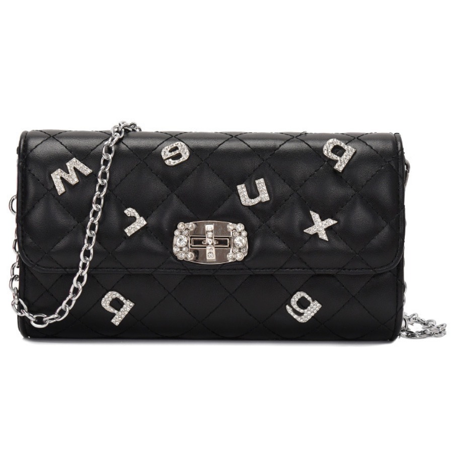 

lovely Stylish Letter Black Crossbody Bag