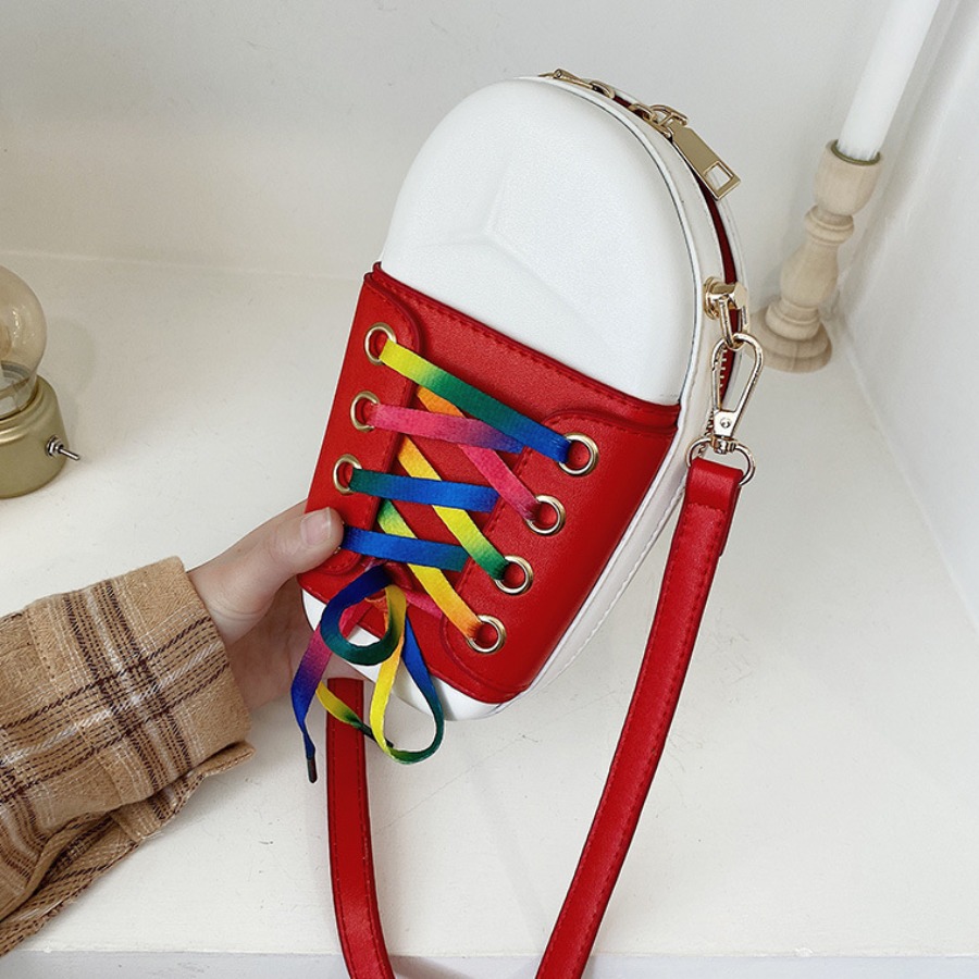 

lovely Street Bandage Design Red Crossbody Bag