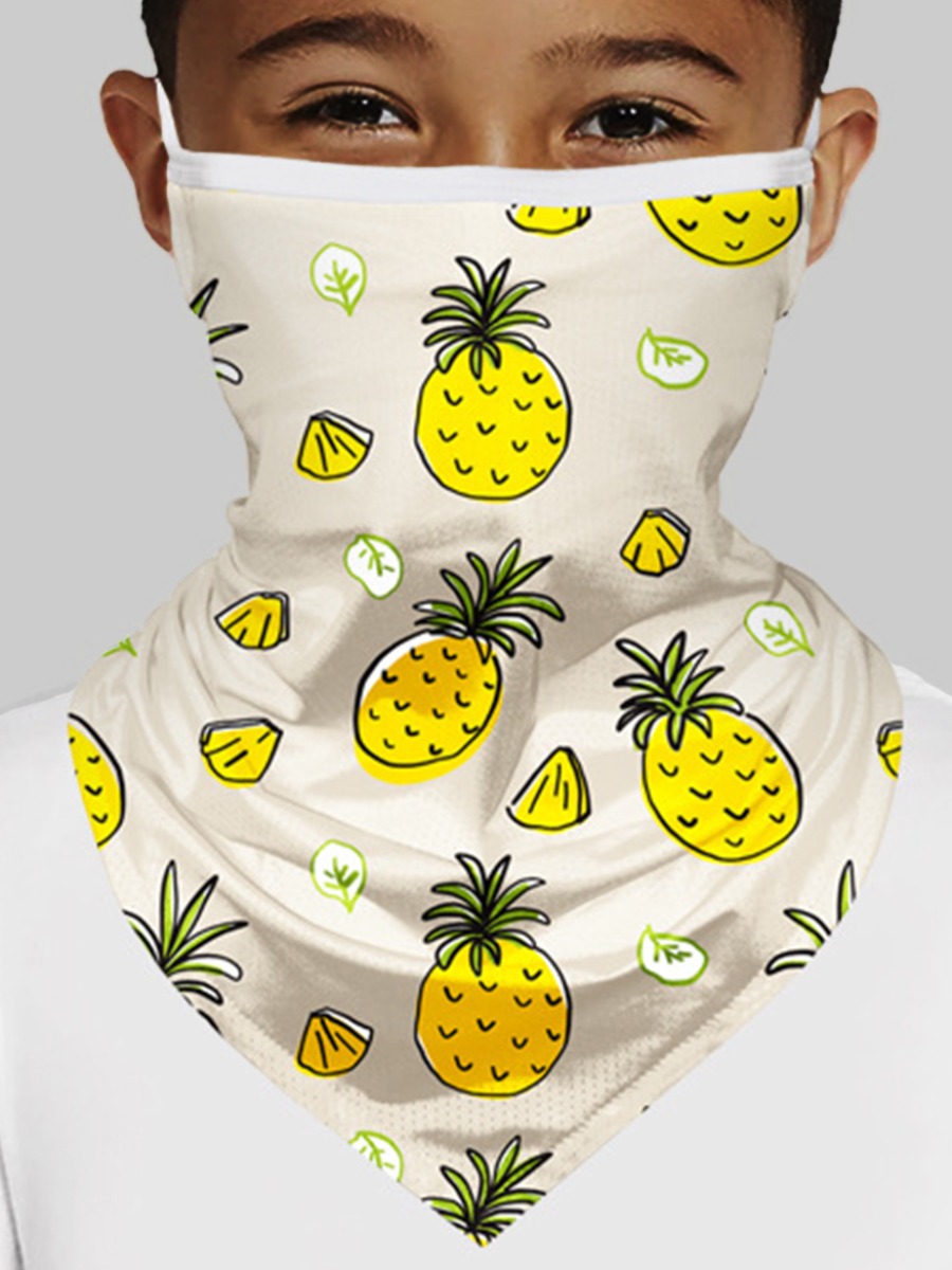 

lovely Print Yellow Girl Face Mask