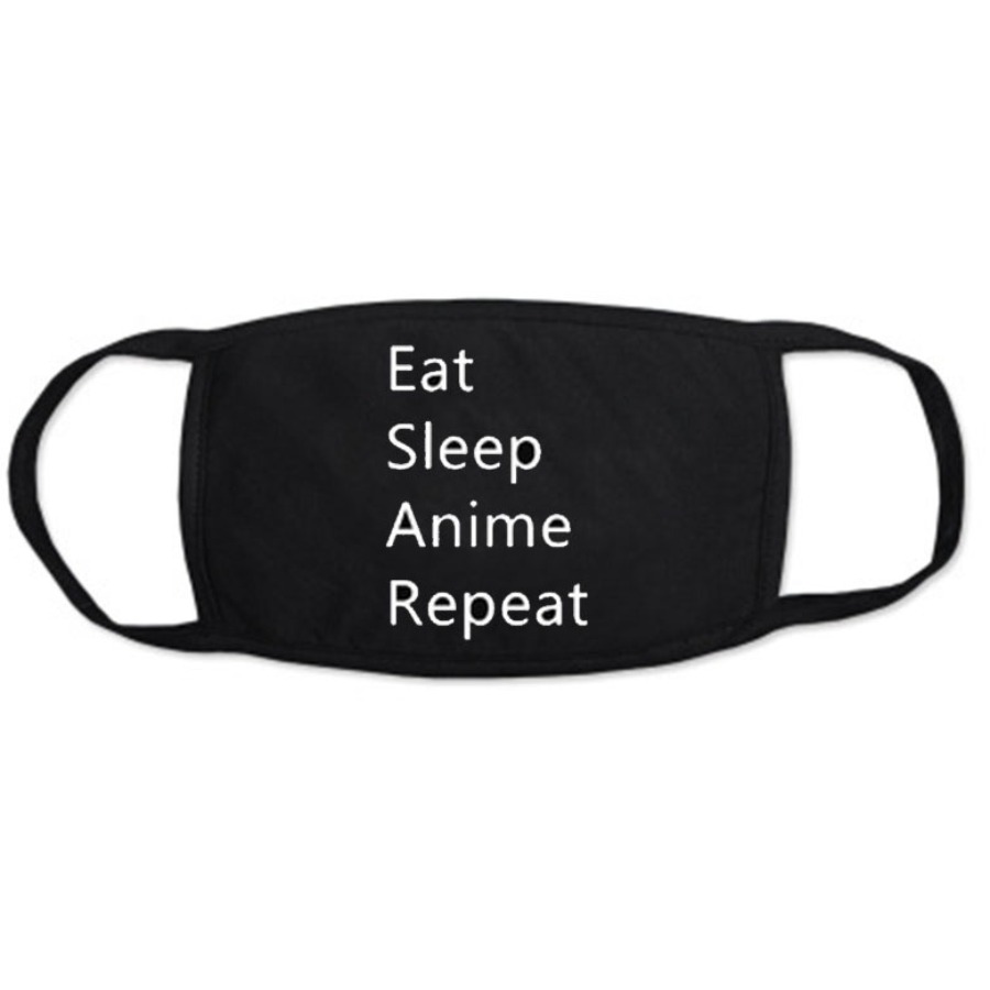

lovely Letter Black Face Mask