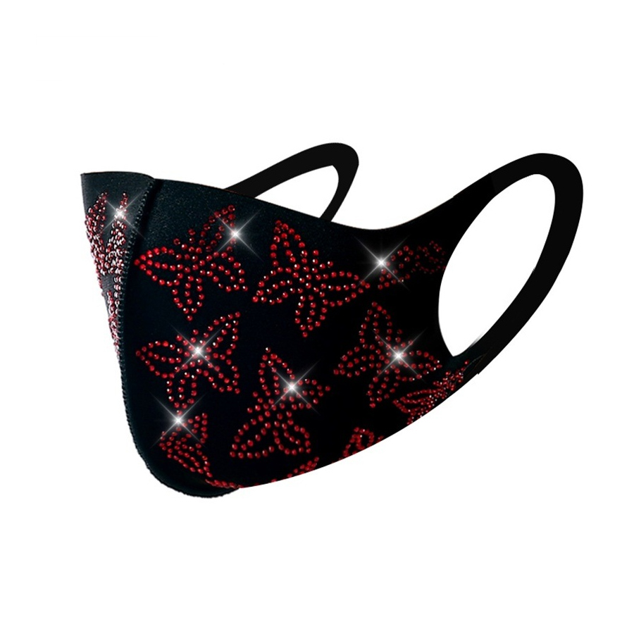 

Lovely Butterfly Red Face Mask