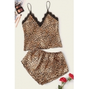 lovely Sexy Leopard Print Sleepwear