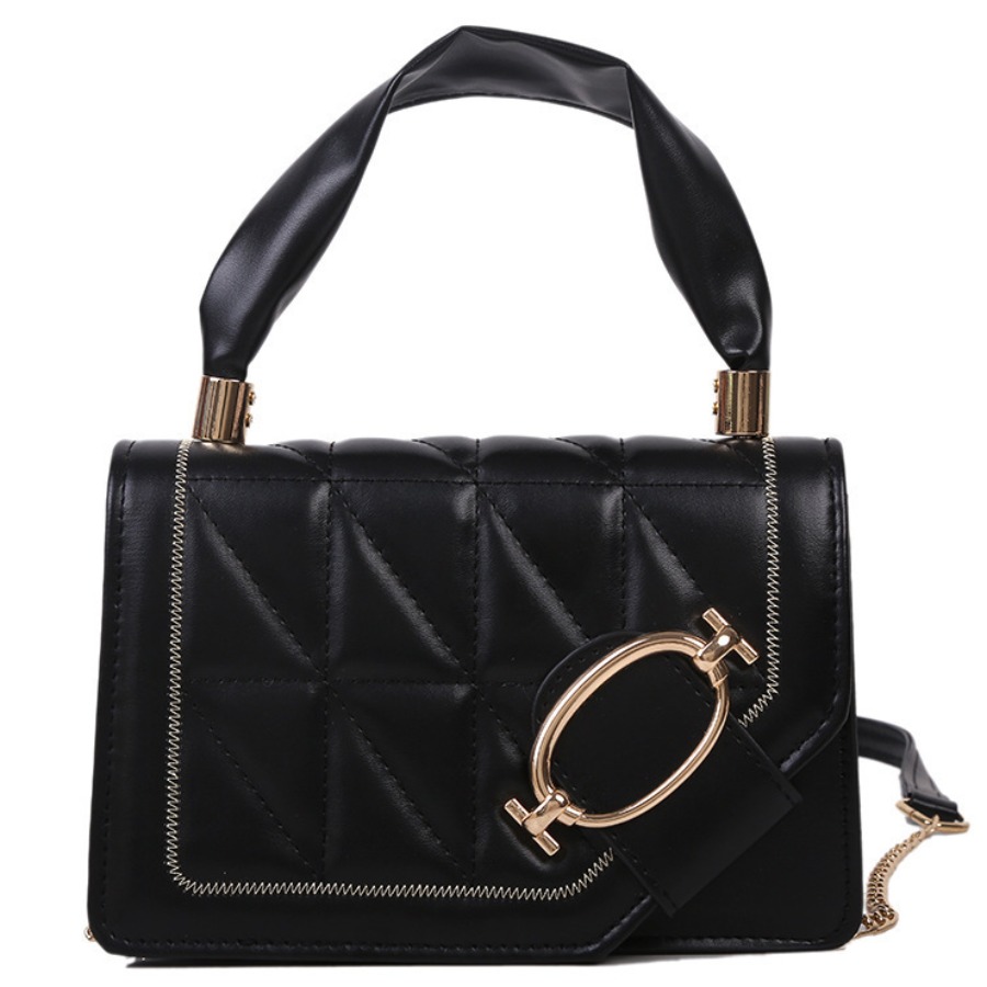 

lovely Stylish Chain Strap Black Crossbody Bag