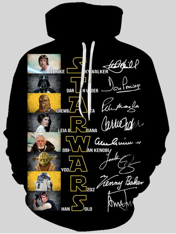 

lovely Leisure Hooded Collar Print Black Men Hoodie