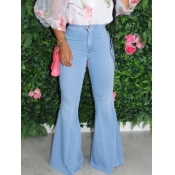 LW Trendy Flared Blue Jeans