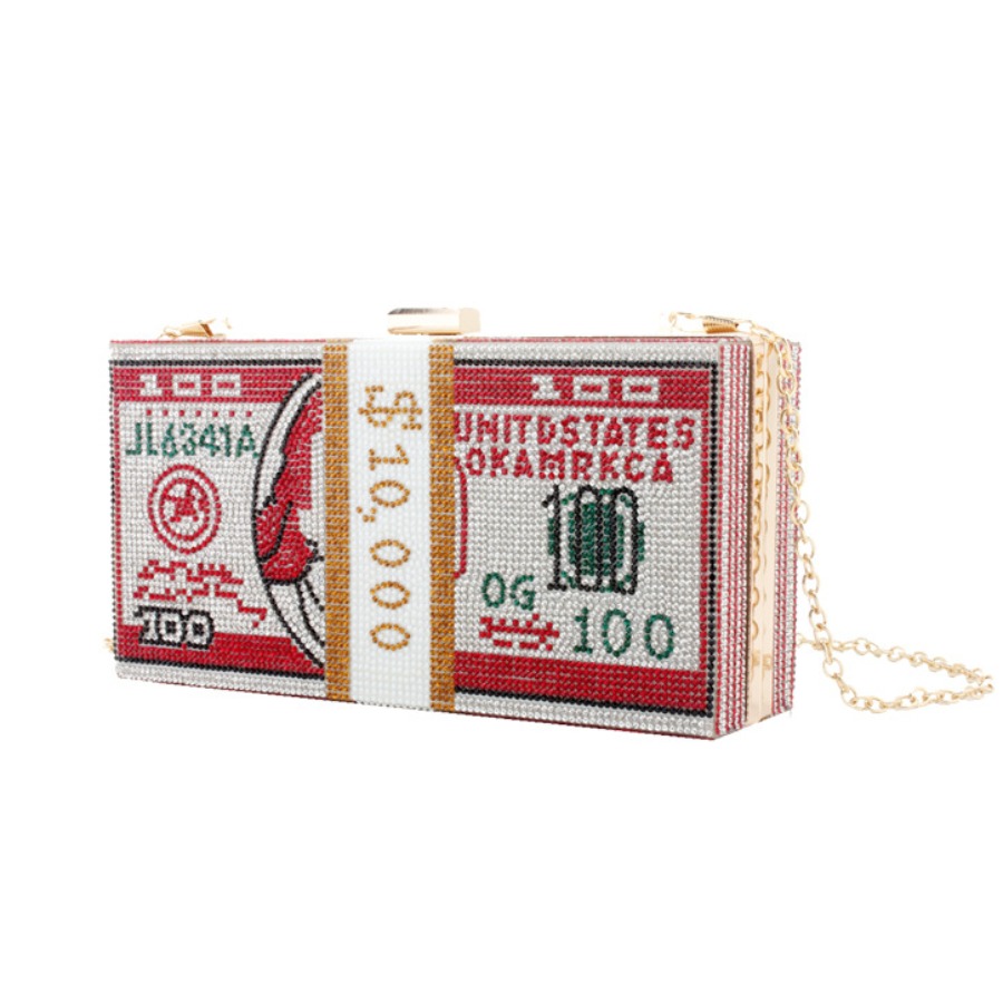 

Lovely Stylish Chain Strap Red Crossbody Bags