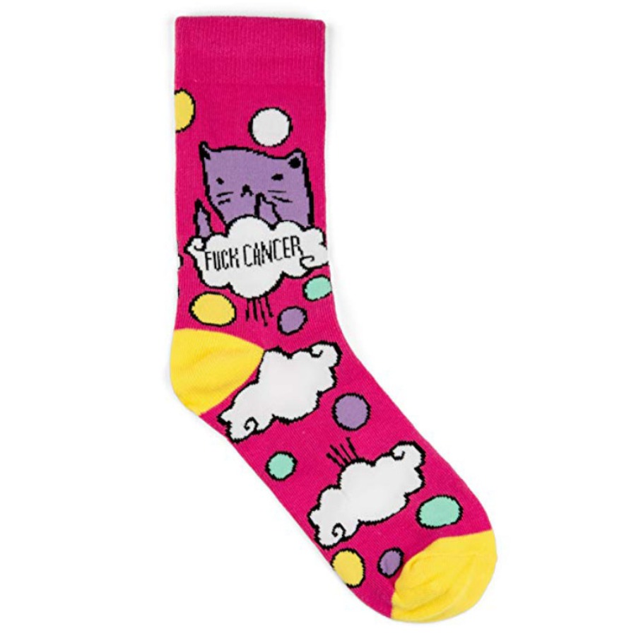 

lovely Trendy Cartoon Print Rose Red Socks