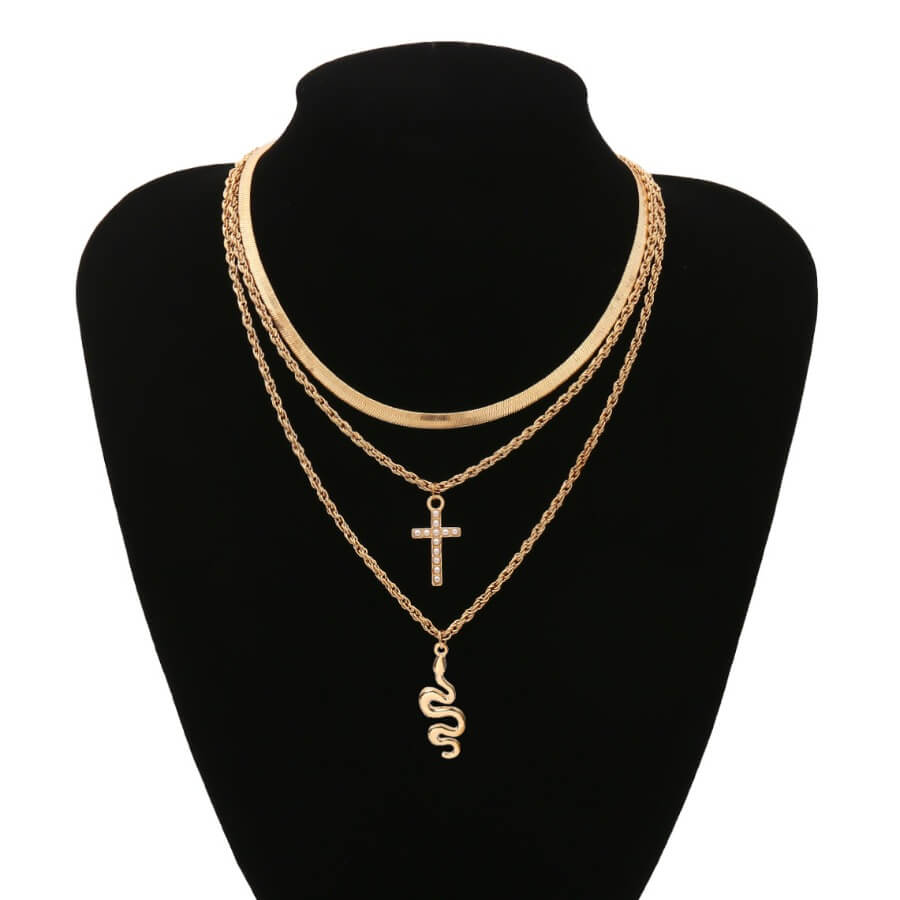 

Lovely Trendy Multilayer Gold Necklace