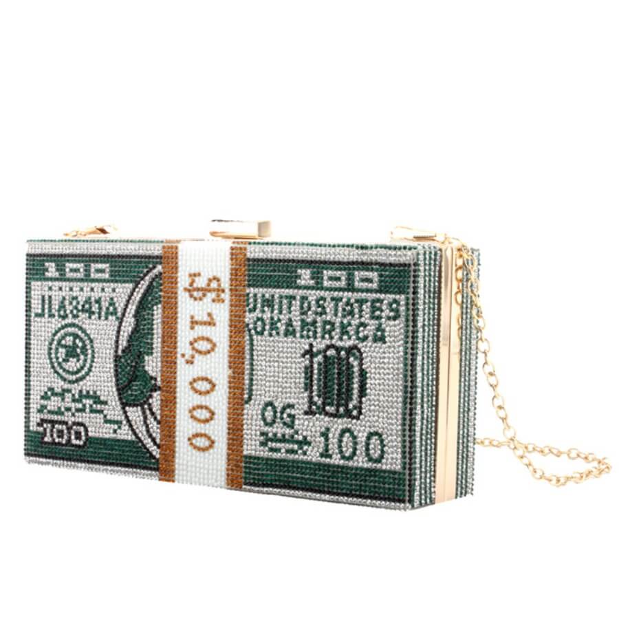 

Lovely Trendy Chain Strap Green Crossbody Bags