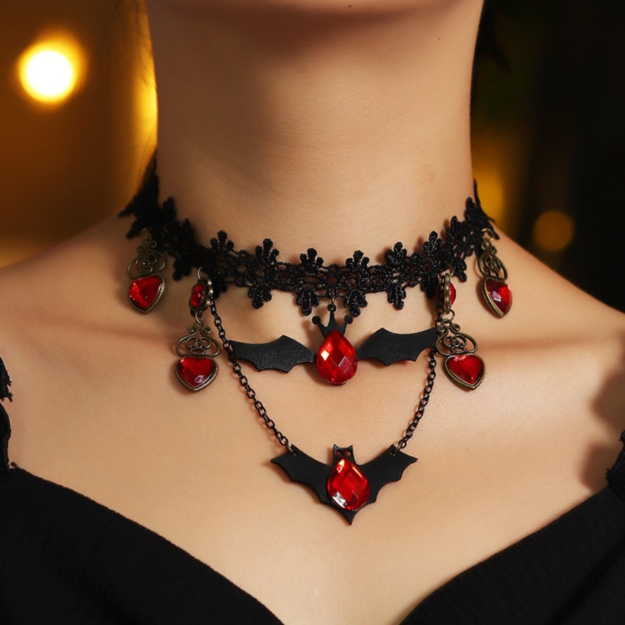 

lovely Stylish Bat Black Necklace