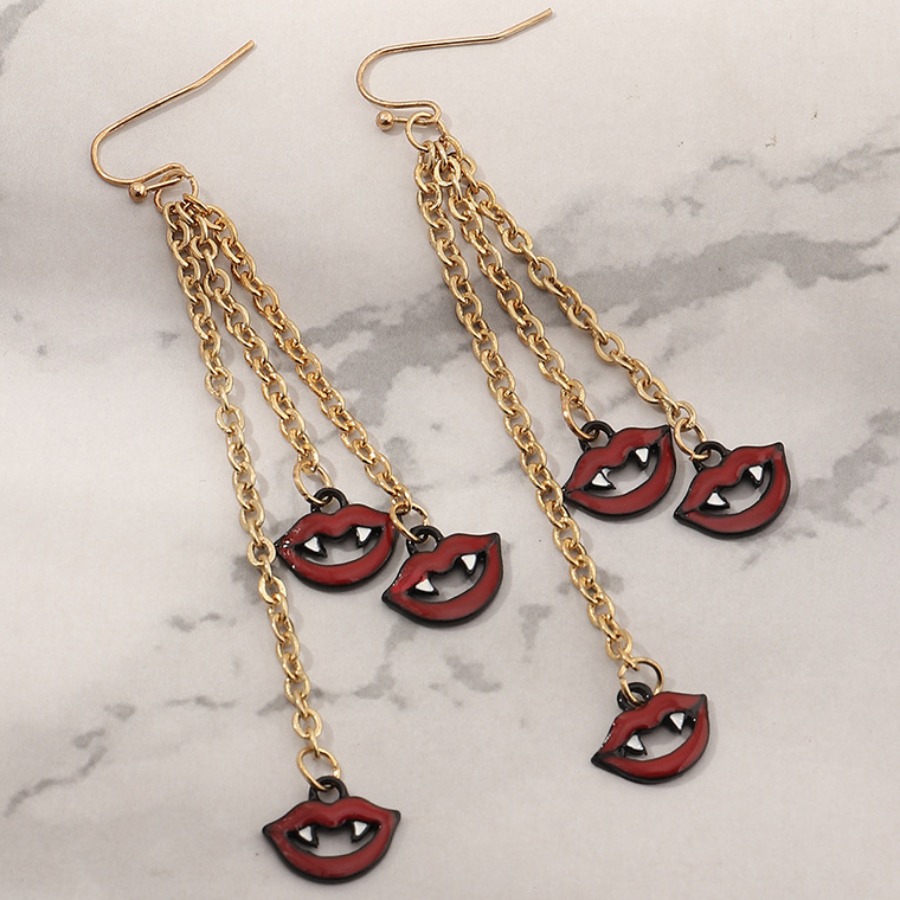 

lovely Chic Lip Red Earring