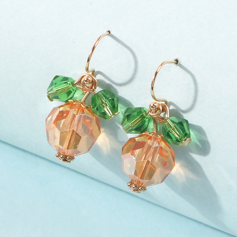 

lovely Stylish Patchwork Orange Earring