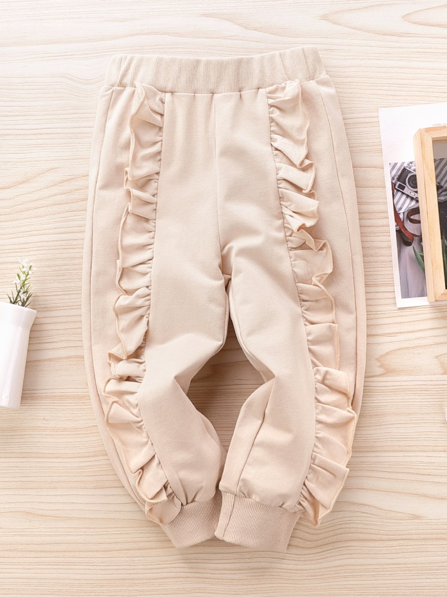 

lovely Casual Stringy Selvedge Apricot Girl Pants